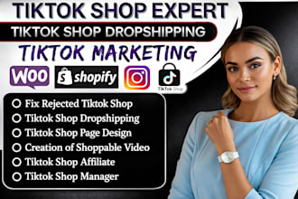 setup tik tok shop dropshipping tiktok shop ads tiktok influencer manager