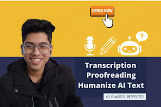 transcribe, edit and proofread machine auto ai transcript
