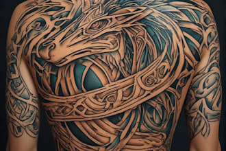 draw  tribal tattoo design contact me for tribal tattoo