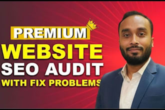 do a manual website audit report and SEO action plan