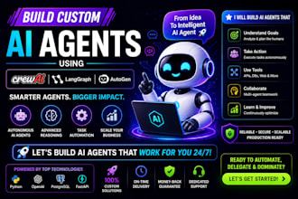 build custom ai agents using crewai, langgraph and autogen