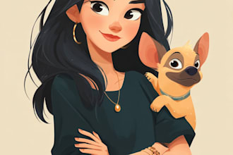 disney cartoon style drawing