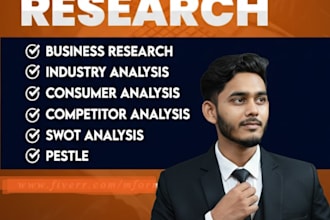 do professional market research and competitor analysis
