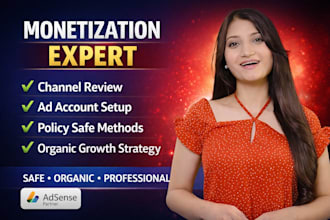 provide right strategies for youtube channel monetization