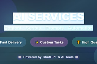 ai content, scripts, prompts, automation