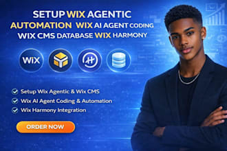 setup wix agentic automation wix ai agent coding wix cms database wix harmony