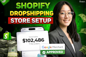 build a gmc compliant shopify dropshipping store