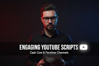 write engaging youtube script for faceless channel