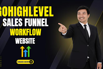 build your landing page or funnel inside your gohighlevel account
