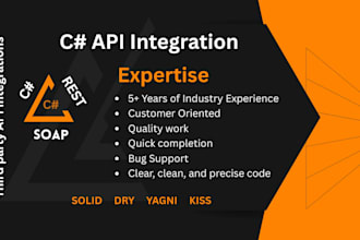 create dotnet web apis and integrate apis into dotnet projects