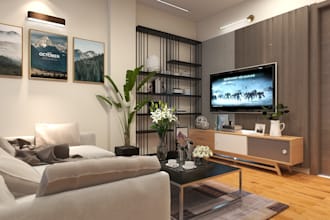 create realistic architectural 3d render using sketchup and d5