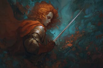 draw a fantasy illustration for you