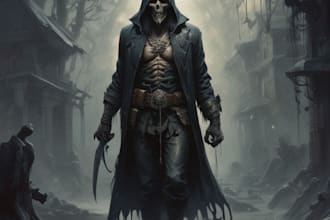 do horror concept art for games and animation or movies