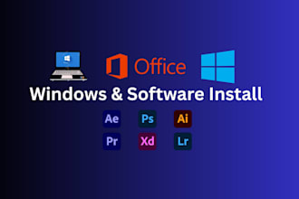 install any software or windows on your computer remotely