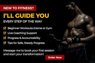 train you to get fit, healthy and look confident