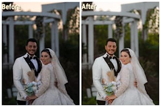 cull and color correct your wedding photos in lightroom