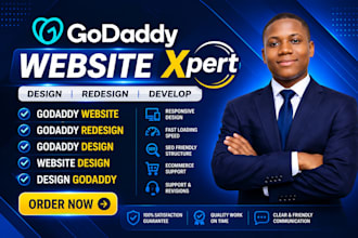 godaddy website design and godaddy redesign website design