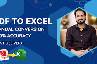 convert scanned PDF to excel spreadsheet