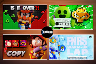 create professional brawl stars thumbnails