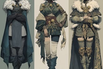 fantasy character and character art