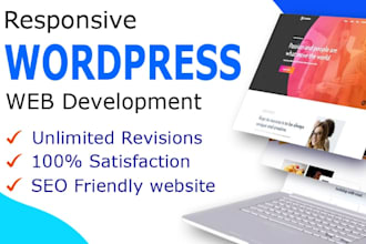 be your wordpress developer , wordpress expert , wordpress designer