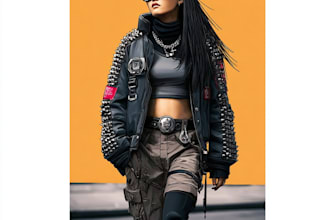 draw cyberpunk character art