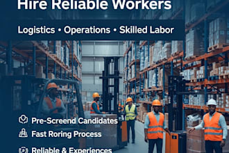 help warehouses hire workers for logistics, operations