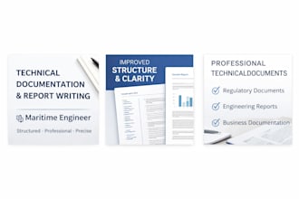 write, edit, and structure professional technical and business documents