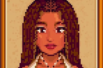 draw you in stardew valley pixel art style