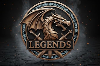 design a bold and iconic legends logo for your brand