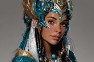 llustrate your fantasy character portrait