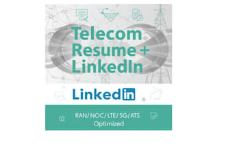 write professional ran, noc engineer resume and linkedin