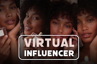 design an ai avatar or virtual influencer for your brand