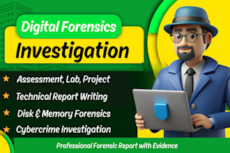do digital forensics, computer forensics task, assessment, lab, and projects