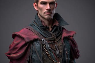 dnd character art and character designe