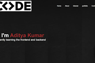 create a responsive portfolio website
