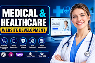 create dental, healthcare, or homecare wordpress website