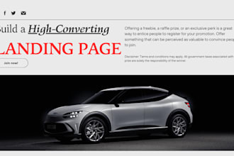 optimize landing page and website marketing plan for better sales closer