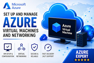 set up and manage azure virtual machines and networking