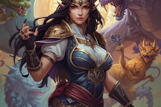 do your oc dnd or fantasy character art