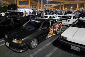 let you experience the jdm scene in tokyo with a night drive to daikoku