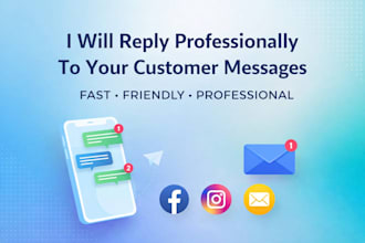 professional custuomer message replies