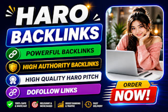 do high authority backlinks with haro pitches and replies