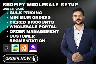 build a professional shopify wholesale b2b store with bulk pricing