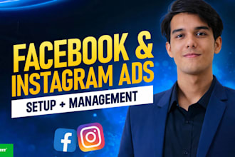 be your facebook and instagram ads specialist and meta ads manager