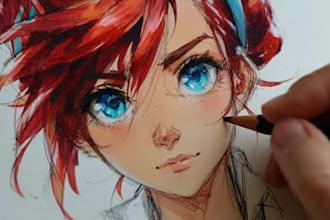 draw anime and manga illustrations