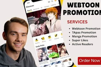 professionally promote your webtoon, manga or comic for real visibility