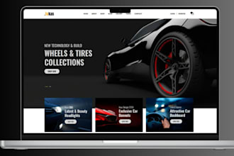 build auto parts shopify store automotive website automobile car parts website
