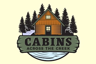design powerful magnificent outdoor cottage logo