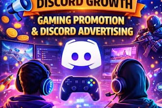 discord server promotion, discord growth, gaming promotion, discord advertising